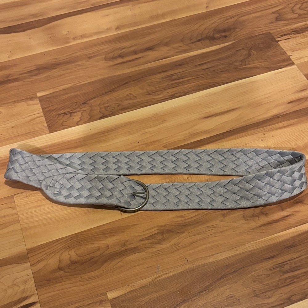 Gray Woven Belt for Women